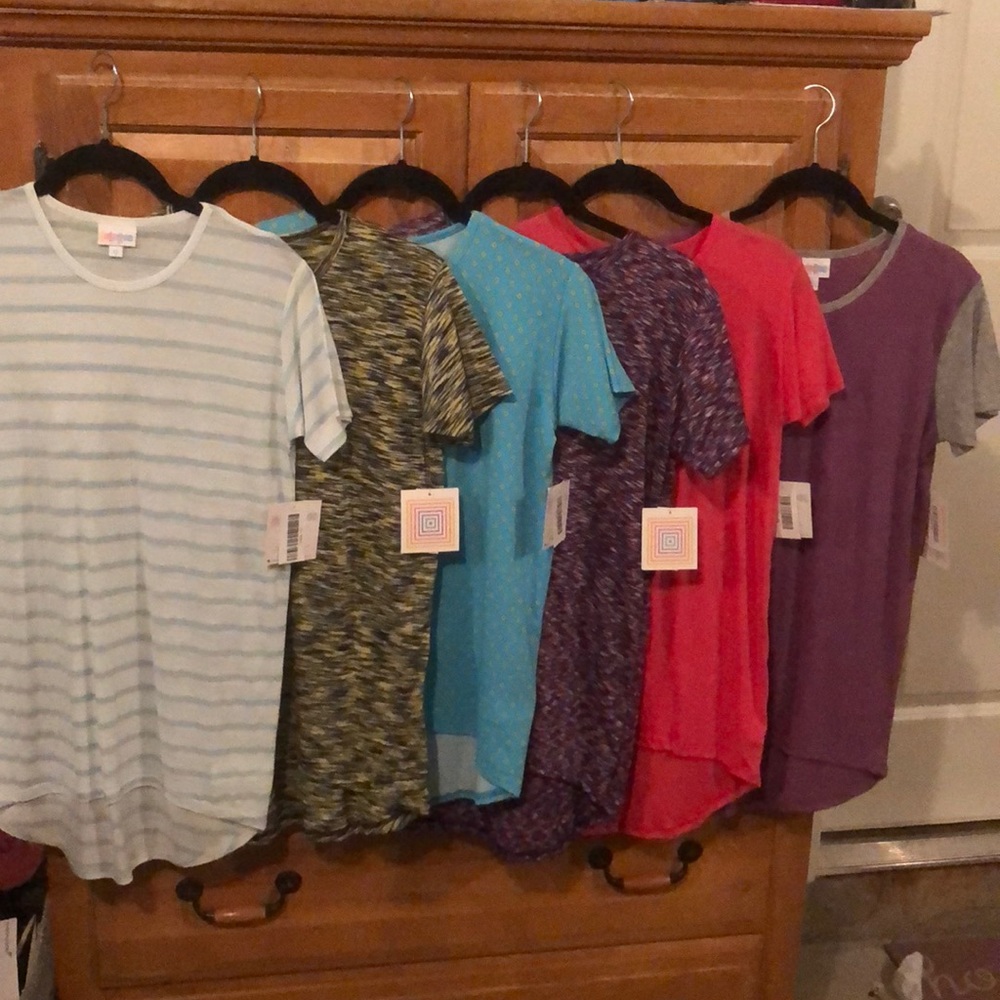 Bundle of 6 LuLaRoe Gracie T